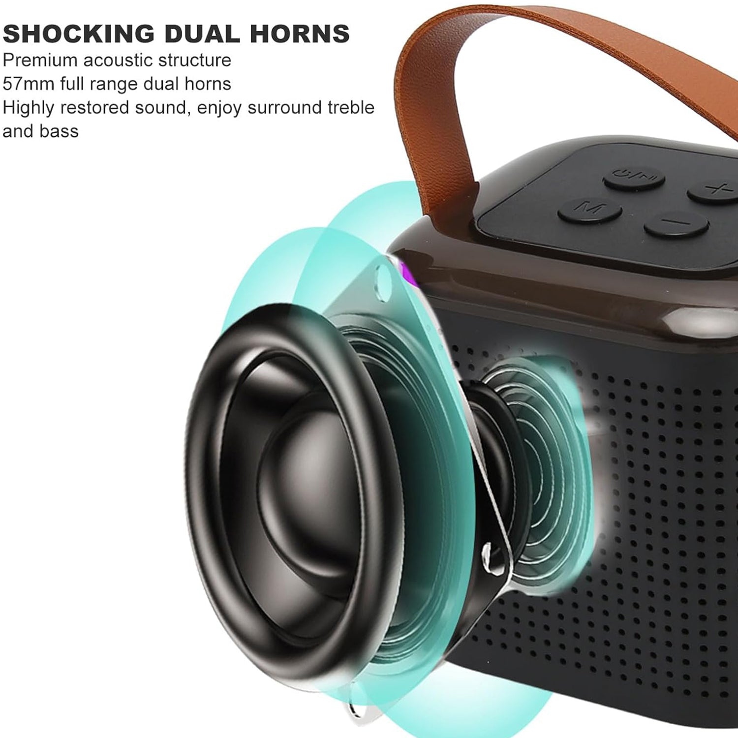 Wireless Speaker Microphone Set, RGB Light Support Memory Card PortableKaraoke Machine Perfect for Travel TV Wireless Speaker Microphone Set, RGB Light Support Memory Card PortableKaraoke Machine Perfect for Travel TV